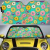 Mixed Donuts Car Sunshade Custom Girly Pattern Car Accessories