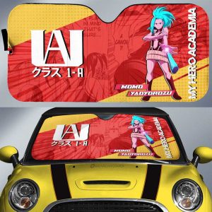 Momo Yaoyorozu Car Sunshade Custom My Hero Academia Car Interior Accessories