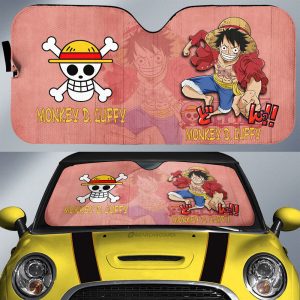 Monkey D Luffy Car Sunshade Custom Car Accessories