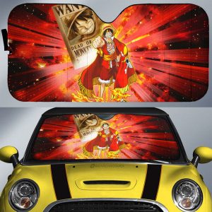 Monkey D Luffy Car Sunshade Custom Car Interior Accessories