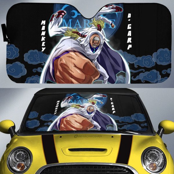 Monkey D. Garp Car Sunshade Custom Car Accessories For Fans