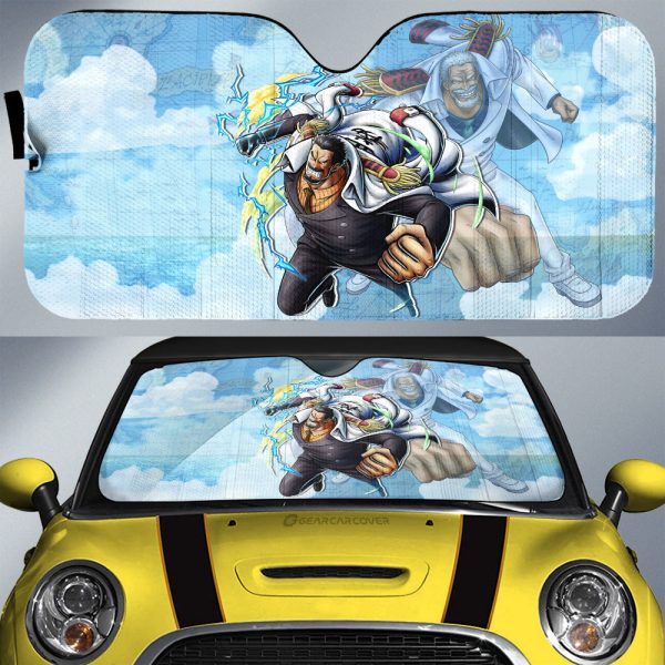 Monkey D. Garp Car Sunshade Custom Map Car Accessories