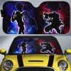 Monkey D. Luffy And Sanji Car Sunshade Custom One Piece Anime Silhouette Style