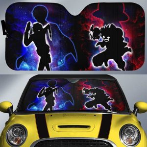 Monkey D. Luffy And Sanji Car Sunshade Custom Silhouette Style