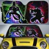 Monkey D. Luffy And Zoro Car Sunshade Custom Silhouette Style