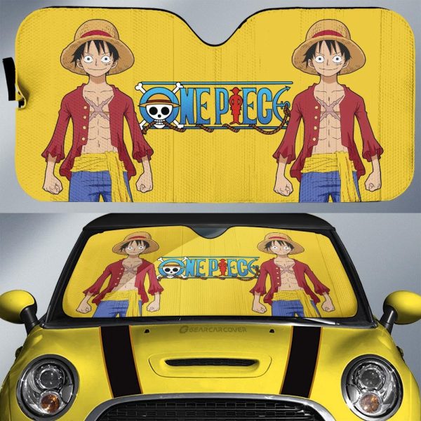 Monkey D. Luffy Car Sunshade Custom Anime One Pieces