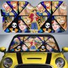 Monkey D. Luffy Car Sunshade Custom Car Accessories