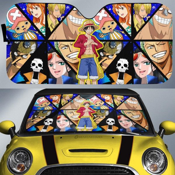 Monkey D. Luffy Car Sunshade Custom Car Accessories