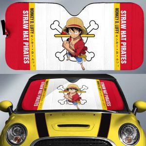 Monkey D. Luffy Car Sunshade Custom Car Accessories For Fans