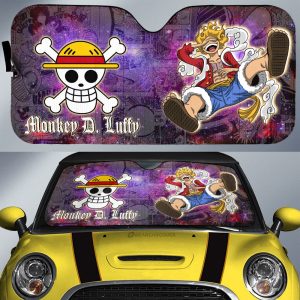 Monkey D. Luffy Car Sunshade Custom Car Accessories Manga Galaxy Style