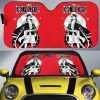 Monkey D. Luffy Car Sunshade Custom Manga Style Car Accessories