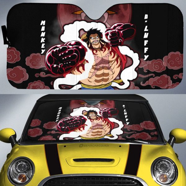 Monkey D. Luffy Gear 4 Car Sunshade Custom Car Accessories For Fans