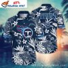 Monochrome Tropics – Tennessee Titans Hawaiian Elegance Shirt