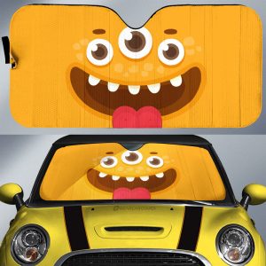 Monster Eyes Car Sunshade Custom Car Accessories