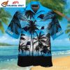 Moonlit Shoreline Carolina Panthers NFL Hawaiian Shirt