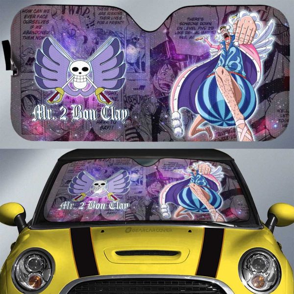 Mr. 2 Bon Clay Car Sunshade Custom Car Accessories Manga Galaxy Style