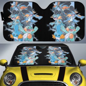 Mudkip Car Sunshade Custom Car Accessories For Fans