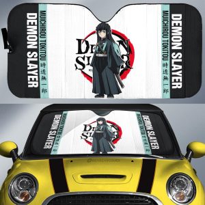 Muichirou Tokitou Car Sunshade Custom Demon Slayer Car Accessories For Anime Fans