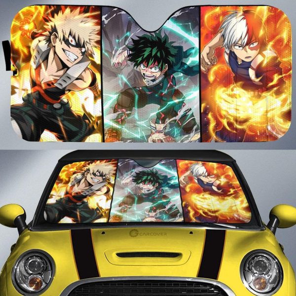 My Hero Academia Car Sunshade Custom Anime Car Accessories