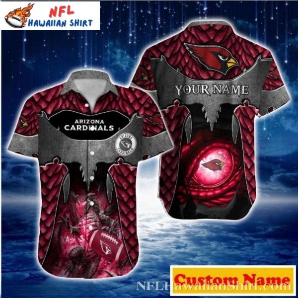 Mystic Cardinals Crest – Arizona Cardinals Tropical Hawaiian Shirt