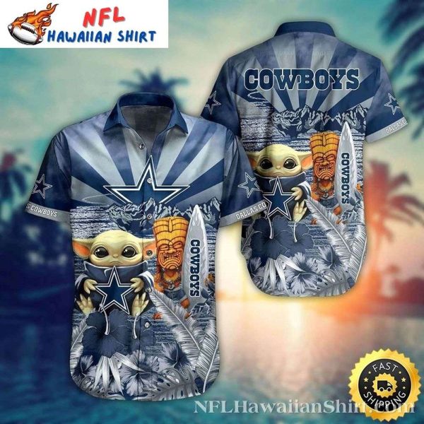 NFL Baby Yoda Dallas Cowboys Hawaiian Shirt – Interstellar Cheer