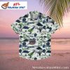 NFL Seattle Seahawks Island Getaway Collage Aloha Shirt