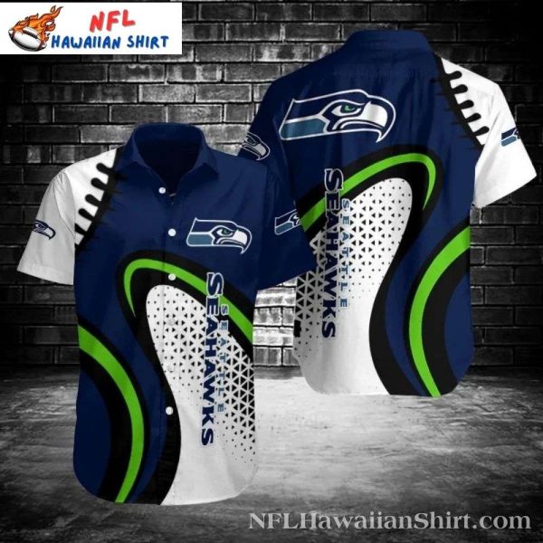 NFL Seattle Seahawks Swirl Precision Custom Fan Aloha Shirt