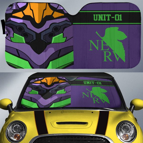 NGE Unit 01 Car Sunshade Custom NGE Car Interior Accessories