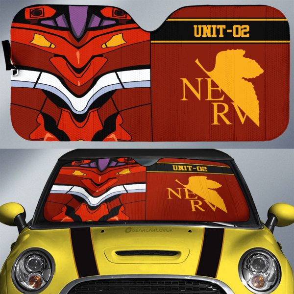 NGE Unit 02 Car Sunshade Custom NGE Car Interior Accessories