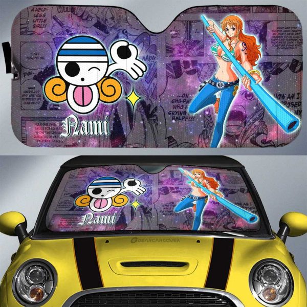 Nami Car Sunshade Custom Car Accessories Manga Galaxy Style