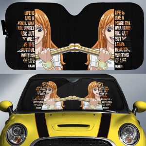 Nami Car Sunshade Custom One Piece Anime Car Accessories