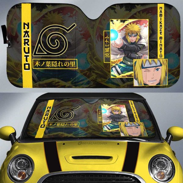 Namikaze Minato Car Sunshade Custom Anime Car Accessories