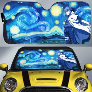 Namikaze Minato Car Sunshade Custom Starry Night Styles