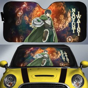 Naofumi Iwatani Car Sunshade Custom Rising Of The Shield Hero Anime Car Accessories