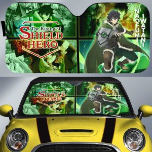 Naofumi Iwatani Car Sunshade Custom The Rising Of The Shield Hero Car Accessories