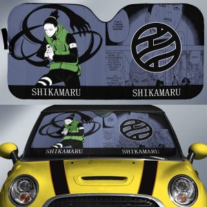 Nara Shikamaru Car Sunshade Custom Anime Car Accessories Manga Color Style