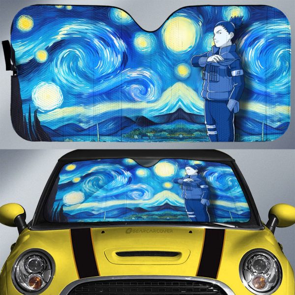 Nara Shikamaru Car Sunshade Custom Starry Night Styles