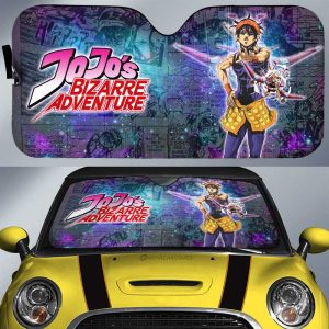 Narancia Ghirga Car Sunshade Custom JJBA Anime Car Accessories