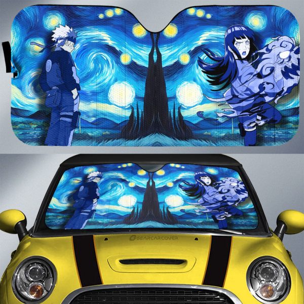 Naruto Hinata Car Sunshade Custom Starry Night Styles