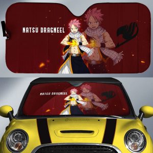 Natsu Dragneel Car Sunshade Custom Car Accessories