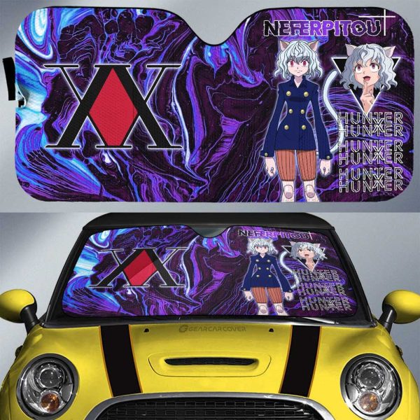 Neferpitou Car Sunshade Custom Hunter x Hunter Anime Car Accessories