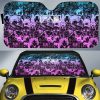 Negative Ahegao Car Sunshade Custom Car Interior Accessories