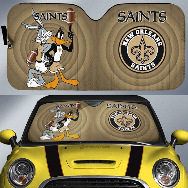 New Orleans Saints Car Sunshade Custom Car Accessories