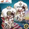 New Orleans Saints Palm Sunset NFL Saints Hawaiian Shirt