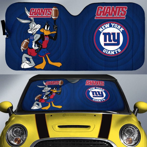 New York Giants Car Sunshade Custom Car Accessories