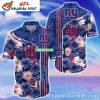 New York Giants Nautical Charm Hawaiian Shirt