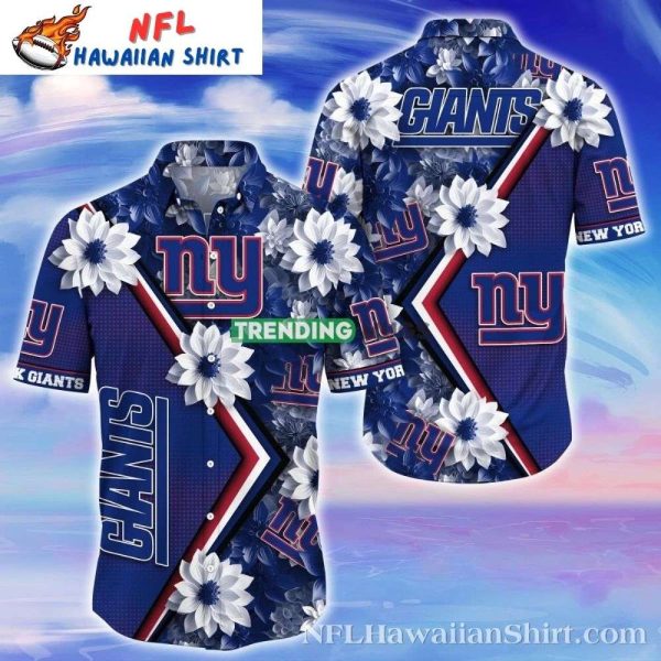 New York Giants Skyline Oasis Tropical Hawaiian Shirt