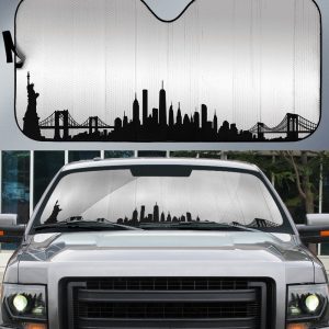 New York Skyline Car Sunshade Custom Car Accessories