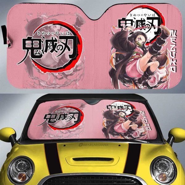 Nezuko Kamado Car Sunshade Custom Car Accessories