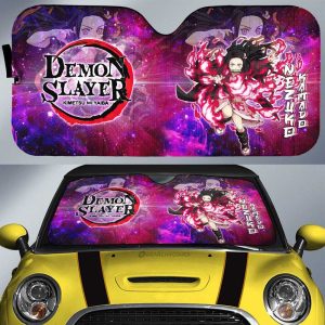 Nezuko Kamado Car Sunshade Custom Characters Demon Slayer Car Accessories